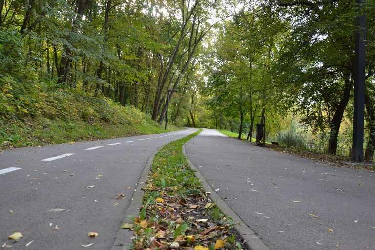 Największy park w regionie modernizuje ścieżki rowerowe